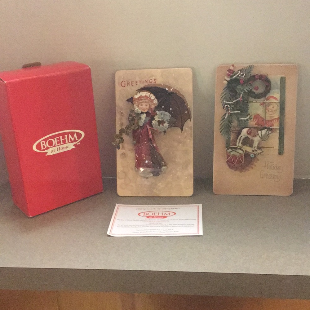 Boehm at Home Holiday Plaques